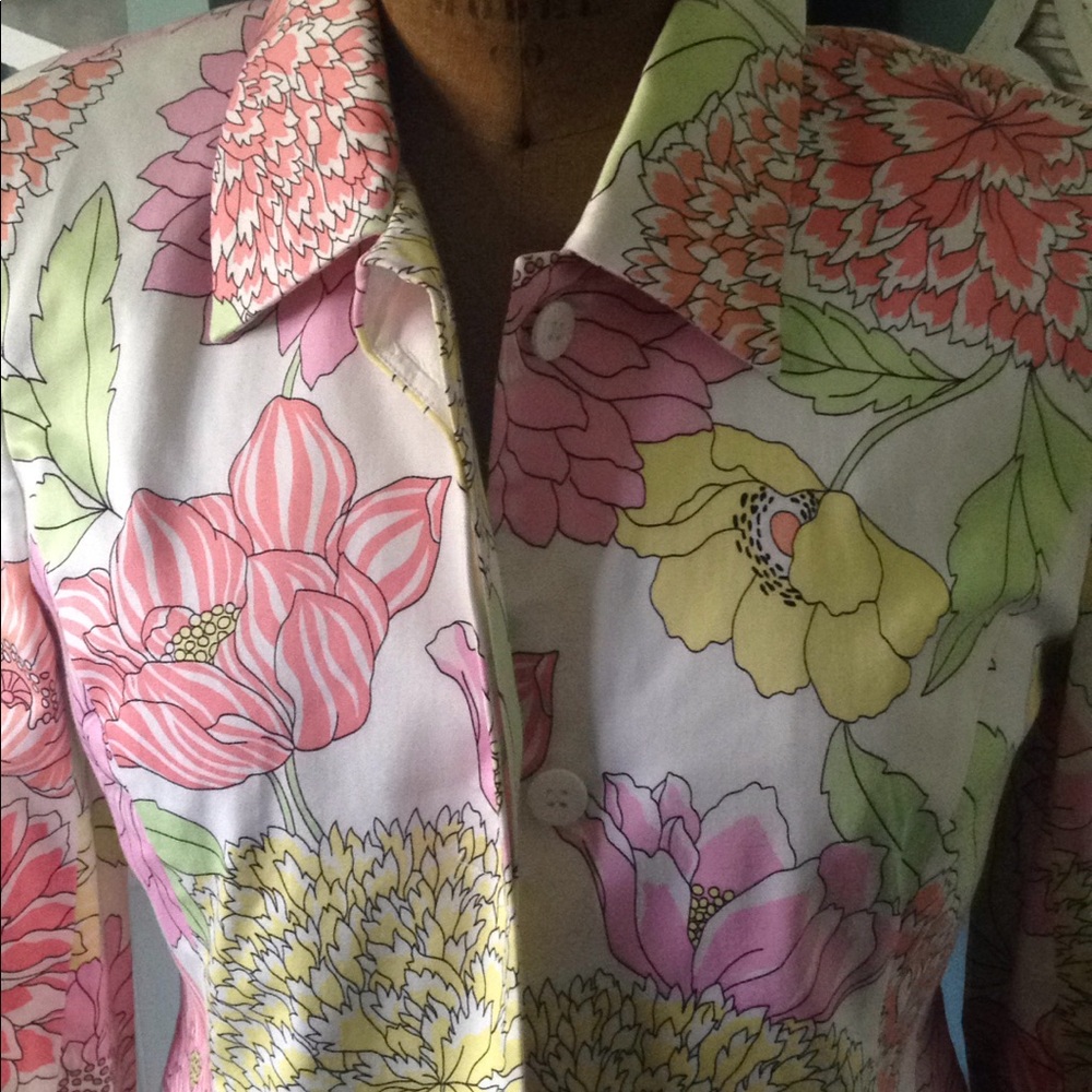 Grace Suits Fully Lined Floral Coat